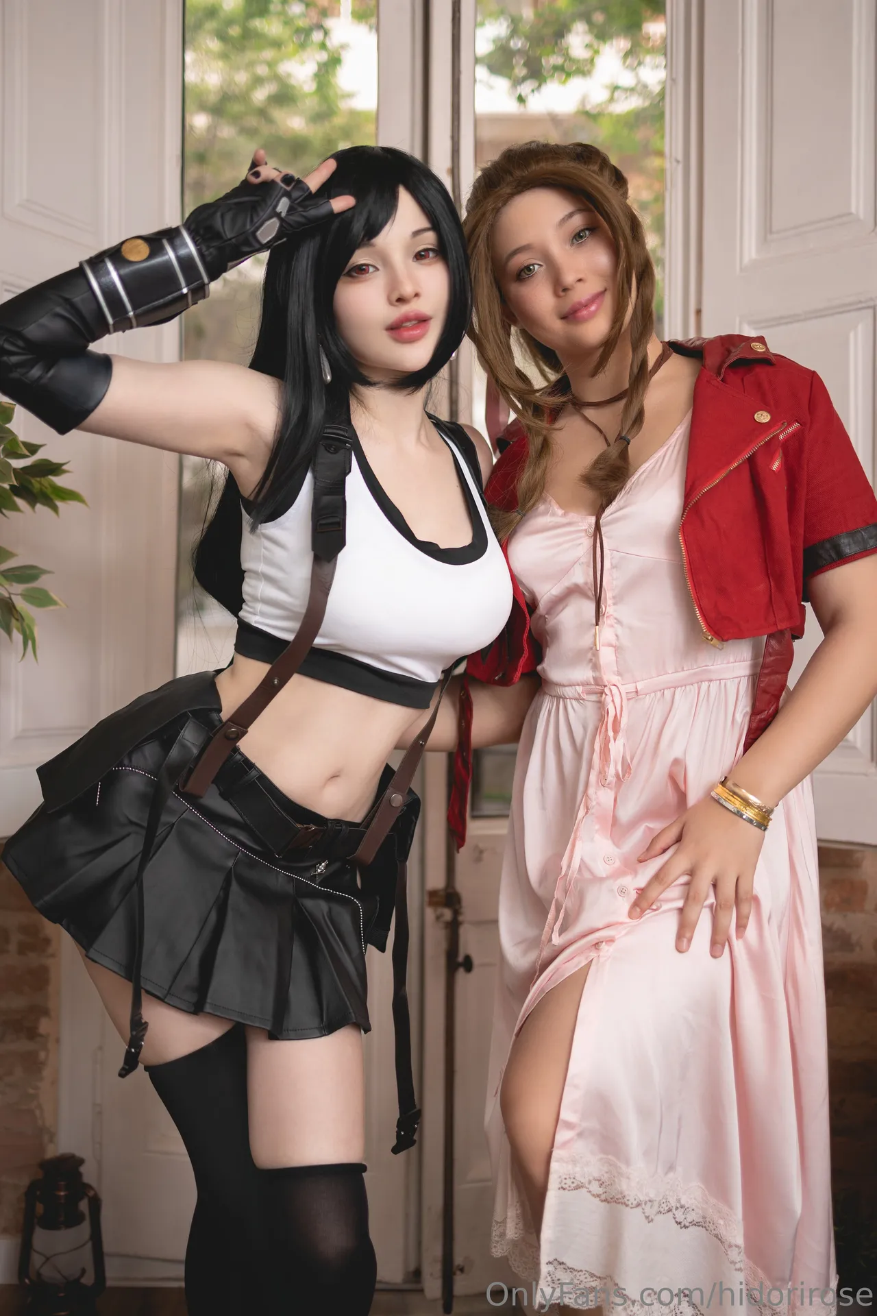 Hidori Rose &amp; Virtual Geisha - Tifa &amp; Aerith-erohere3.webp